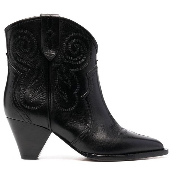 ISABEL MARANT Darizo Mid-Heel Ankle Boots Size 41 - Picture 4 of 16